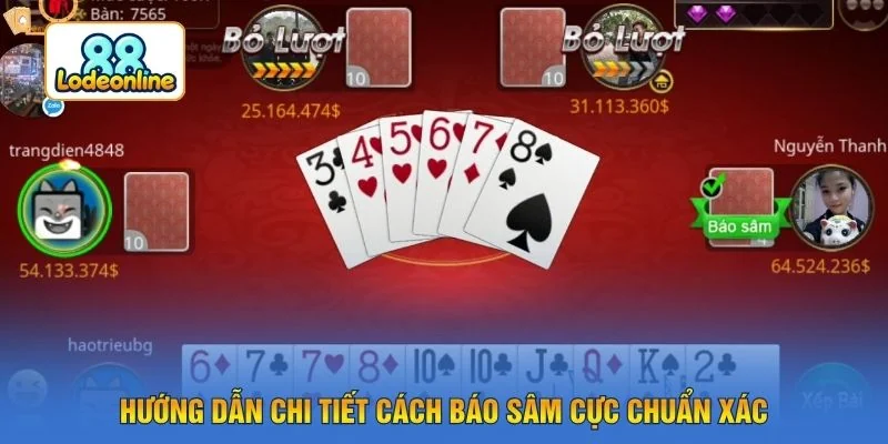 Hướng dẫn chi tiết cách báo sâm cực chuẩn xác