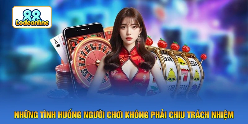 Những tình huống người chơi không phải chịu trách nhiệm